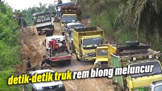 detik detk truk ragasa rem belakang blong meluncur di penurunan