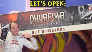 MTG Designer Opening Phyrexia: All Will Be One Set Booster Box! | Magic: The Gathering Stories