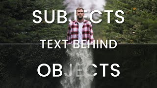 How To Put Text Behind Subjects & Objects // Davinci Resolve 18