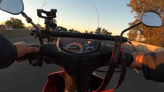 Prueba de Manejo Yamaha New Crypton 4K 2 Parte