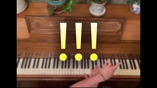 I play piano!!! (HAND REVEAL) Song: Fountain in the Rain - William Gillock