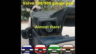 Volvo 700/900 gauge pod design process