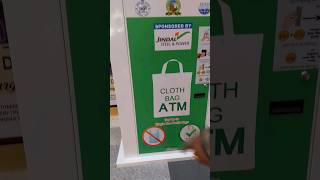 Cloth Bag ATM at Pal Heights  Bhubaneswar by BMC and Sponsored by Jindal steel  #viral #reels