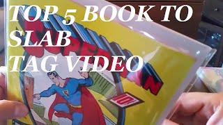 👋 TAG VIDEO:MY TOP 5 BOOKS TO GET SLABBED DONCOMICBOOK JUNKIE