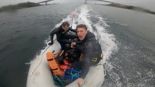 Isle of Skye Day 2. BIG WRECK ,BIG FISH and RAW SCALLOPS . @skyespearfishing (Episode 32)