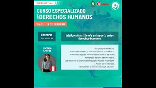 CDDHH | Curso Especializado en DDHH - Día 3: Inteligencia artificial y su impacto en los DDHH