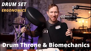 Drum Throne Ergonomics HACK Using Scales? Physics For Better Drumming!