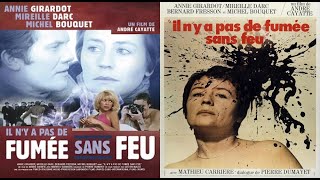 Film, 1973  " Il n'y a pas de fumée sans feu " avec Annie Girardot/Mireille Darc/Bernard Fresson