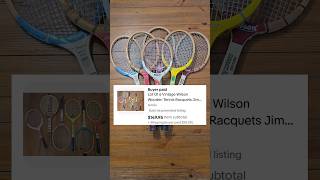 🎾 Vintage Wooden Tennis Rackets Sell on eBay! #ebayseller #shorts