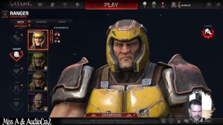 Playing Quake Champions (on 4 hours sleep)