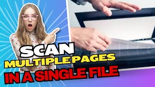 😲 Scan Multiple Pages into A Single PDF File | Scan From Canon Printer To Computer [IT WORKS!]