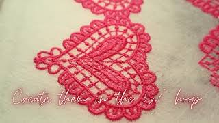 Heart Lace Trim