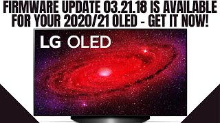 Brand NEW LG OLED 03.21.18 Firmware Available NOW!