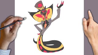 How to draw Sir Pentious | Hazbin Hotel | Step by Step