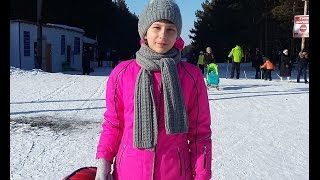 VLOG Катание на лыжах!!! Skiing! )))