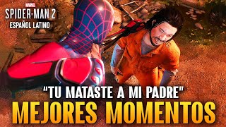 Miles Quiere VENGAR A Su Padre ¿MUERE Mr Negative? Español Latino Spiderman 2 PS5 - Mejores Momentos