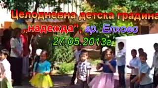 Целодневна детска градина „надежда гр. Елхово 27.05.2013г