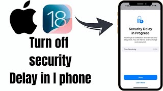 How we can turn off security delay in progress I phone ✅ Turn off security delay in I phone