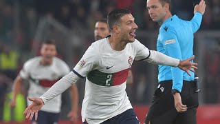 Diogo Dalot (Portugal) vs Czech Republic - Skills & Goals | Man Of The Match | 25/09/2022 - HD