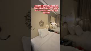 SUASANA KAMAR HOTEL YG  CUMA 100M DR PELATARAN MESJID NABAWI #umrohvip #umrohexclusive  #umroh