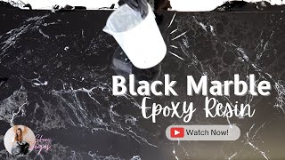 How to Create Black Marble Effect Using Epoxy Resin