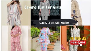 Co-ord Set Designs/ Co-ord Suit #colorsoflifewithmusfira