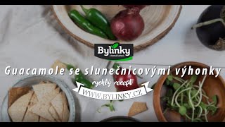 Guacamole se slunečnicovými výhonky