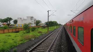 Extreme Monsoon Journey on ITARSI-BALLARSHAH Section in Telangana Express | Part 2| part 3 coming ..