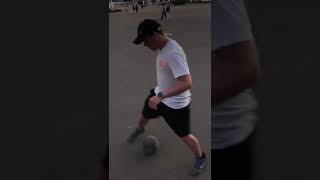 Rate this trick 1-10⚽️🙏#football #shorts #soccer #panna #youtubeshorts