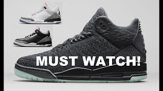 The Poor-Man KAWS!!! | Unboxing Air Jordan 3 Retro "Flyknit" Black | In-Depth Detail Review