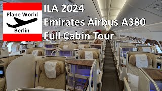 ILA 2024: Emirates Airbus A380 *Full Cabin Tour* // First, Business, Premium Eco & Economy Class