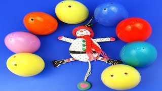 SNOWMAN Color Surprise Eggs for Kids