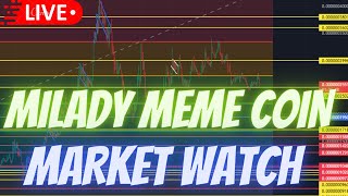 MILADY MEME COIN  JASMY COIN  BTC   \ MARKET WATCH \   ***WE ARE LIVE***