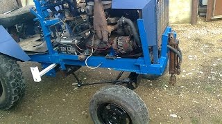 НОВЫЙ ОБЗОР, САМОДЕЛЬНЫЙ МИНИ ТРАКТОР/Homemade tractor