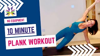 10 min Plank Challenge #plank #pilates #bodyweighttraining