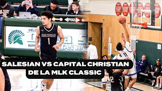 Salesian vs Capital Christian | Aaron Clayton Showing Out at De La Salle MLK Classic