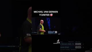 9 DARTER | Michael Van Gerwen  🎯 #music #darts #180 #shortfeed #shorts #shortsvideo #feedshorts