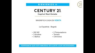 CENTURY 21 - Capital Real Estate - Casa en venta- La Española - Bogotá