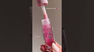 Makeuprevolution Plump Me Up Lip Serum in Shade "Pink Glaze". So SATISFYING Girls 🧁💞💞💞💞💞 #lipstick