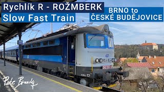 TRIP REPORT | Rychlík Rožmberk | Fast Train Brno to České Budějovice | ČD | 1st class