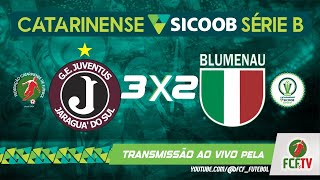 MELHORES MOMENTOS - JUVENTUS 3 X 2 BLUMENAU - CATARINENSE SICOOB SÉRIE B 2024