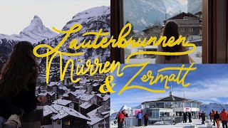 Solo in the Swiss Alps Vlog | Study Abroad Archives Ep. 0.75? | Lauterbrunnen, Mürren & Zermatt