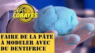 Comment faire de la pâte à modeler avec du dentifrice ? - Défis Cobayes - France 4