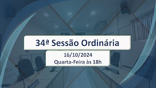 Câmara de Itapemirim - 34ª Sessão Ordinária - 16 de outubro/2024.