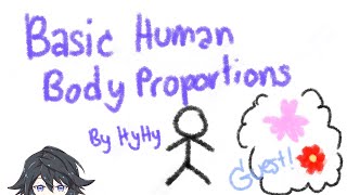 🔴 [ HyHy's Bizarre ArtClass ]  Basic Body Proportions