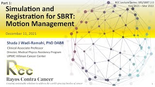 Session 5 - SBRT Simulation and Registration - Motion Management