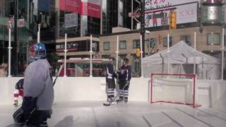 Hockey on Yonge Street