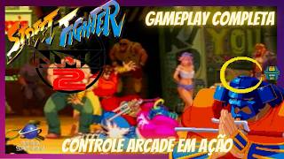 STREET FIGHTER ALPHA 2 (SATURN) GAMEPLAY ATE ZERAR COM SODOM - 1CC - DIRETO DO CONSOLE