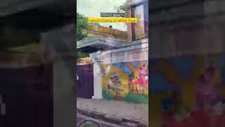 White town | French colony in India | French street | pondicherry #shorts #viral #trending #travel