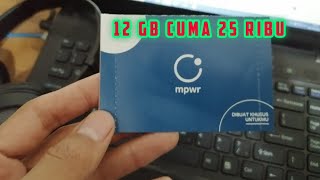 Unboxing Kartu Perdana MPWR by Indosat Ooredoo